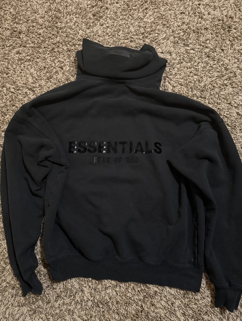 Essentials Black Hoodie